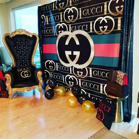 gucci dekor|gucci inspired party decorations.